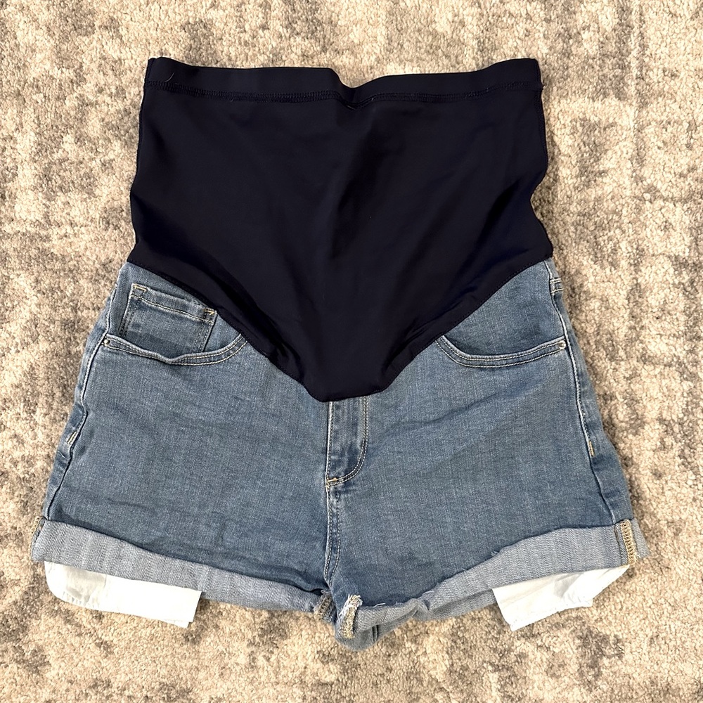 Pink Blush Maternity Shorts, 29